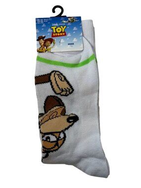Disney Pixar Toy Story Slinky Dog Crew Socks NWT